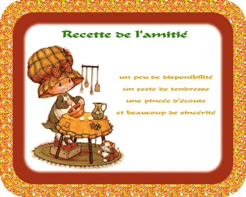 recette de l'amitie